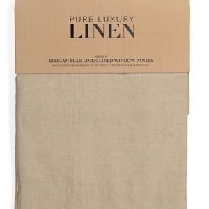 Pure Luxury Linen Window Panels